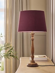 Plum Purple Plain Lamp Shade - Image 2 of 5