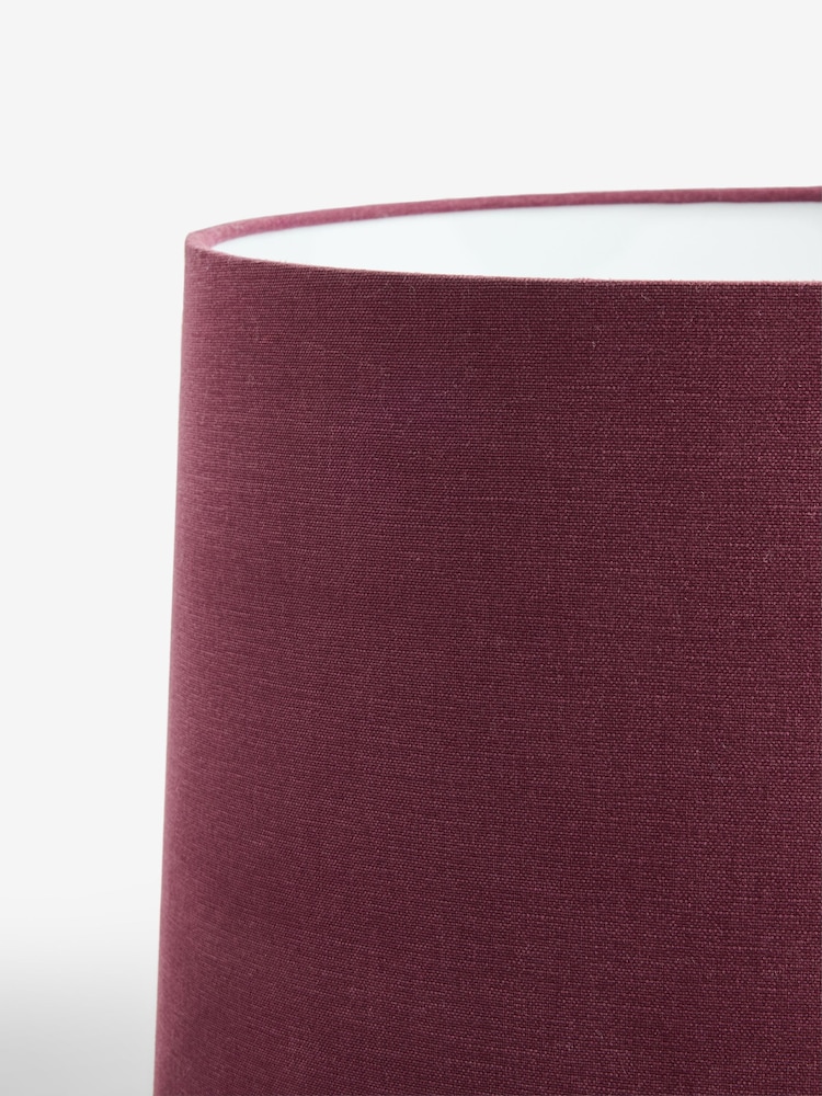 Plum Purple Plain Lamp Shade - Image 5 of 5 Plum Purple Plain Lamp Shade - Image 5 of 5