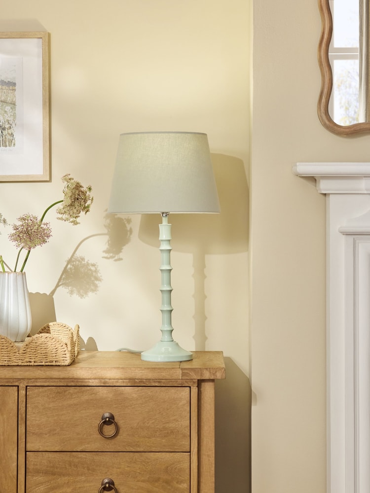 Sage Green Plain Lamp Shade - Image 2 of 5