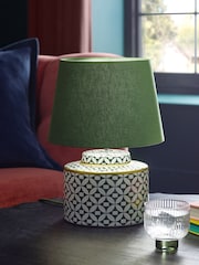 Green Plain Lamp Shade - Image 1 of 7