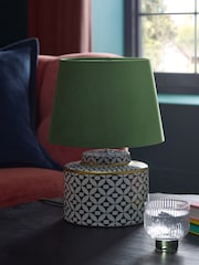 Green Plain Lamp Shade - Image 3 of 7