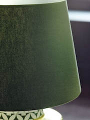 Green Plain Lamp Shade - Image 4 of 7