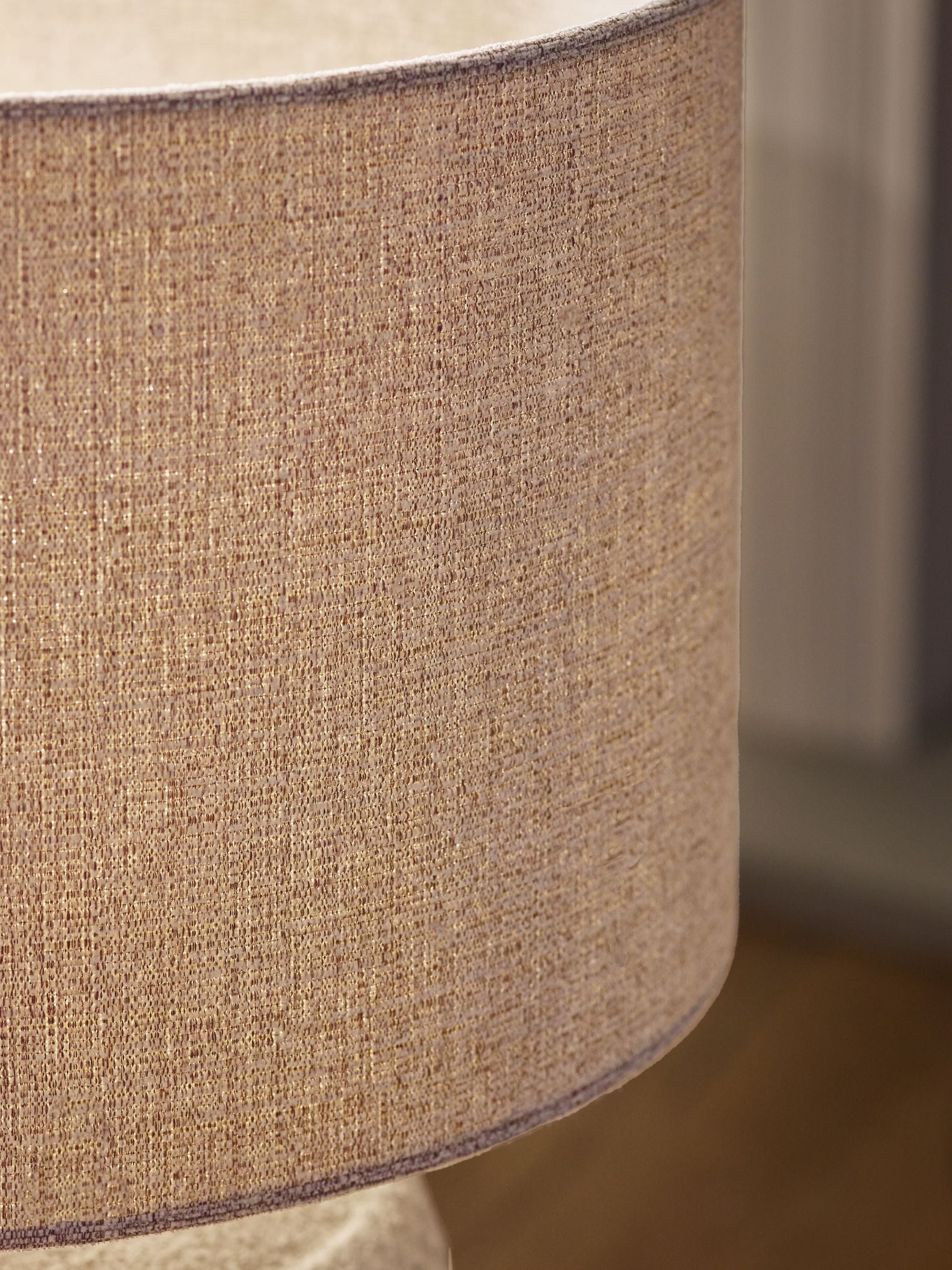 Buy Mid Natural Tweedy Lamp Shade from the Next UK online shop