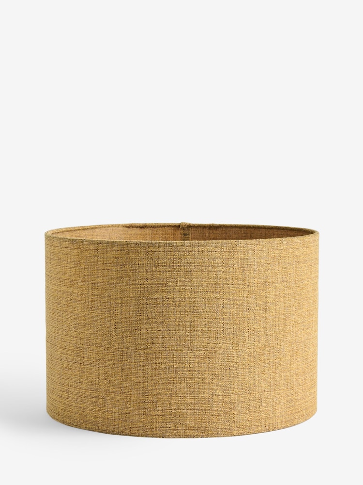 Ochre Yellow Tweedy Lamp Shade - Image 1 of 2