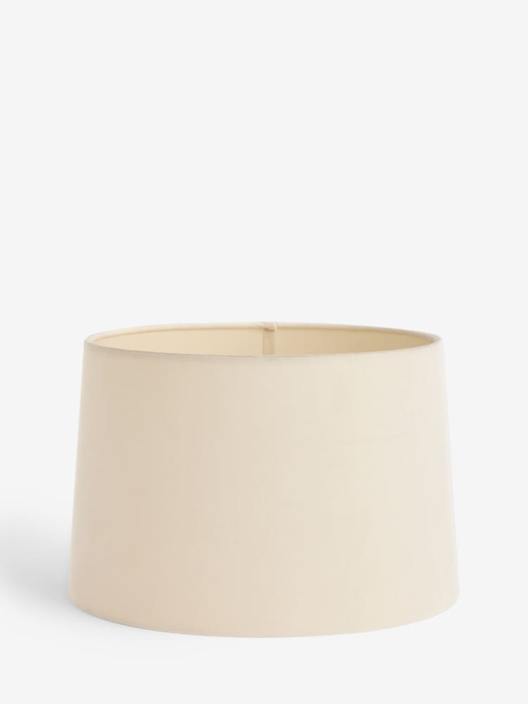 Mid Natural Velvet Lamp Shade - Image 1 of 5