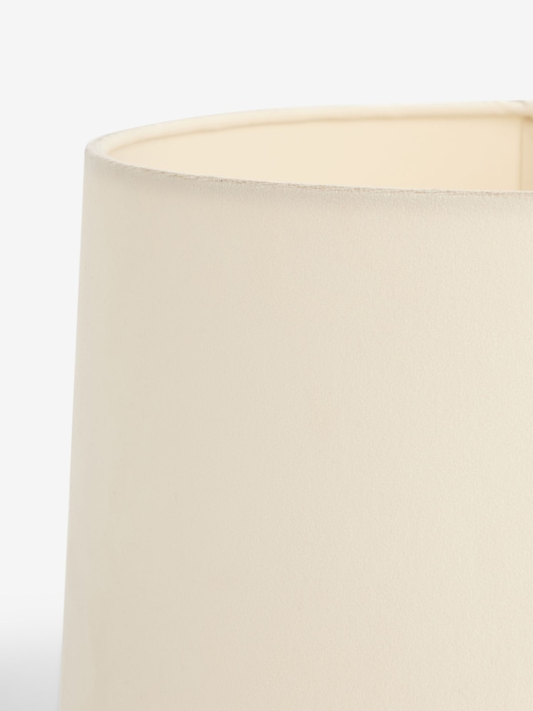 Mid Natural Velvet Lamp Shade - Image 5 of 5