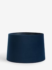 Navy Blue Velvet Lamp Shade - Image 1 of 2