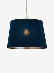 Navy Blue Velvet Lamp Shade - Image 4 of 8