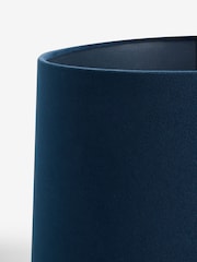 Navy Blue Velvet Lamp Shade - Image 7 of 8