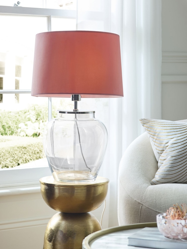 Pink Velvet Lamp Shade - Image 2 of 5