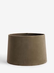 Moss Green Velvet Lamp Shade - Image 1 of 5