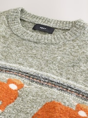 Green Hamish The Highland Cow Matching Family Jumper - Image 9 of 9