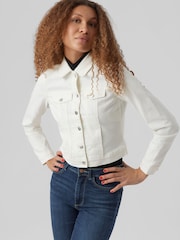 Белый - VERO MODA Slim Fit Denim Jacket - Image 2 of 6