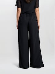 Chiffon layered trouser with slits - Image 2 of 4