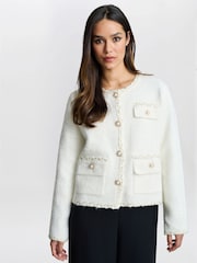 Gina Bacconi Christy Pearl Button Jacket - Image 1 of 6