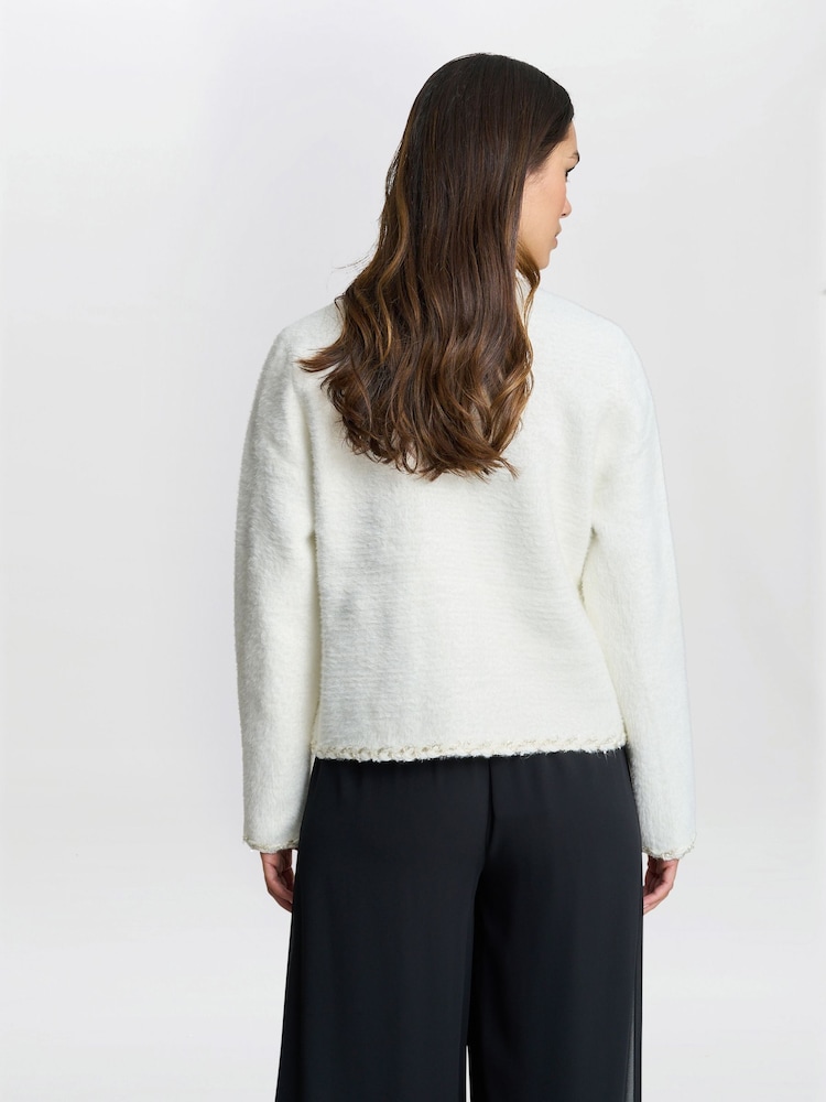 Gina Bacconi Christy Pearl Button Jacket - Image 2 of 6