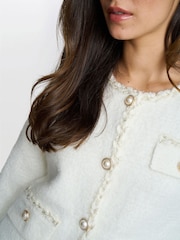 Gina Bacconi Christy Pearl Button Jacket - Image 4 of 6