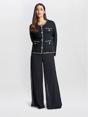 Gina Bacconi Christy Pearl Button Jacket - Image 1 of 5