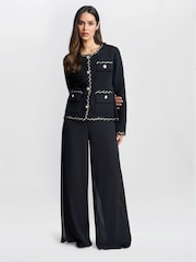 Gina Bacconi Christy Pearl Button Jacket - Image 3 of 5
