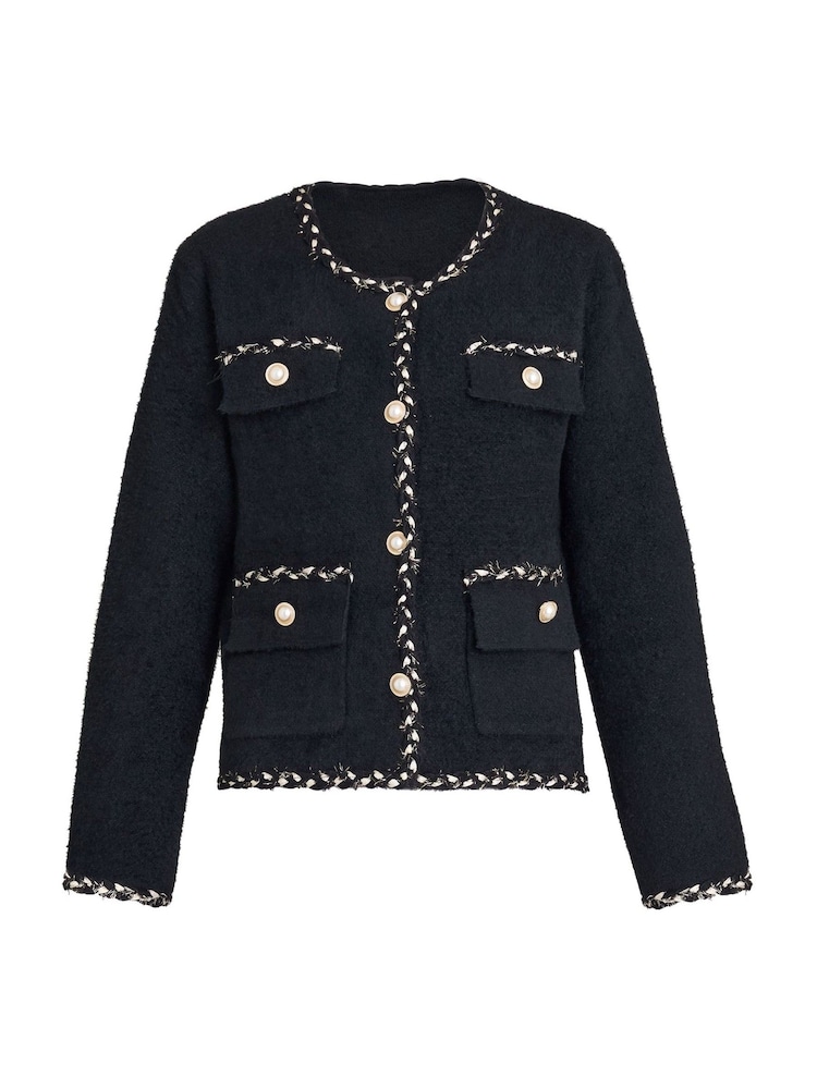 Gina Bacconi Christy Pearl Button Jacket - Image 5 of 5