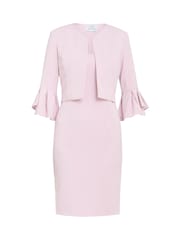 Gina Bacconi Pink Melissa Crepe Dress And Jacket Set - Image 5 of 5