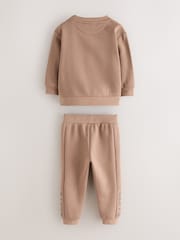 Baker by Ted Baker Stone Quilted Sweatshirt and Joggers Set - Image 2 of 7