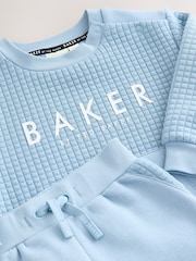 Baker by Ted Baker Blue Quilted Sweater and Joggers Set - Image 14 of 19
