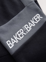 Baker by Ted Baker Oversized Black Graphic Sweatshirt and Joggers Set - Image 13 of 15