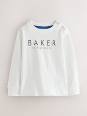 Baker by Ted Baker Knitted Cardigan, T-Shirt and Joggers Set - Image 3 of 9