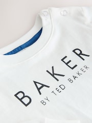 Baker by Ted Baker Knitted Cardigan, T-Shirt and Joggers Set - Image 6 of 9