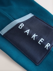 Baker By Ted Baker Blue Colourblock Half Zip Sweatshirts and Joggers 2 Piece Set - Image 12 of 12