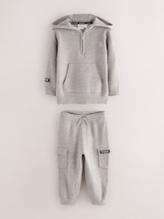 Baker by Ted Baker Knitted Funnel Zip Neck Top and Jogger Set - Image 8 of 14
