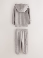 Baker by Ted Baker Knitted Funnel Zip Neck Top and Jogger Set - Image 9 of 14