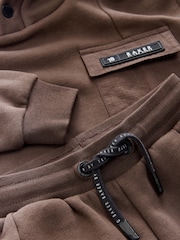 Baker by Ted Baker Oversized Brown Hoodie and Joggers Set - Image 10 of 12
