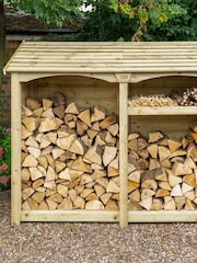 Rowlinson Natural Premium Heritage Double Garden Log Store - Image 2 of 6