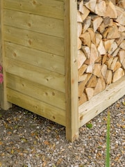 Rowlinson Natural Premium Heritage Double Garden Log Store - Image 6 of 6
