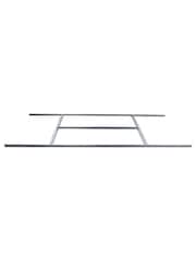 Rowlinson Light Grey 8 x 6ft Airevale Plastic Garden Shed with Foundation Kit - Image 6 of 6