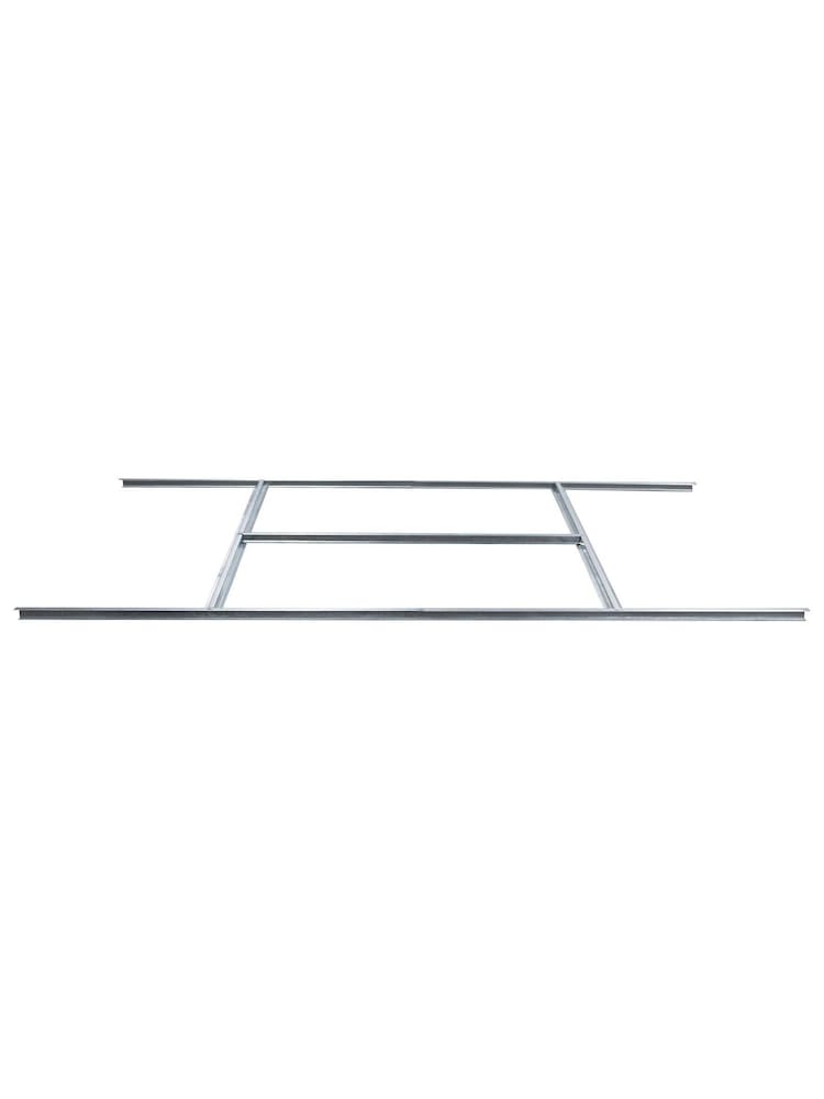 Rowlinson Light Grey 8 x 6ft Airevale Plastic Garden Shed with Foundation Kit - Image 6 of 6