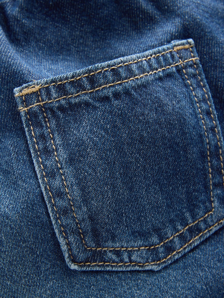Denim in dunkler Waschung - Jeans mit weitem Bein (3 M.–7 J.) - Bild 9 von 9