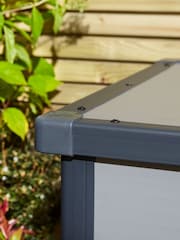 Rowlinson Light Grey Airevale 4x2ft Plastic Garden Cushion Box with Assembly - Image 5 of 6