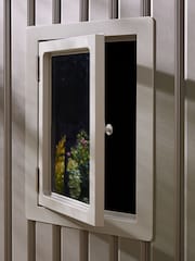 Rowlinson Grey Brentvale 10 x 8ft Metal Garden Apex Shed - Image 4 of 6