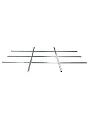 Rowlinson Grey Brentvale 10 x 8ft Metal Garden Shed with Foundation Kit - Image 6 of 6