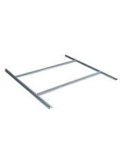 Rowlinson Dark Grey Airevale 4x6ft Plastic Garden Shed Foundation Kit Assembly - Image 6 of 7