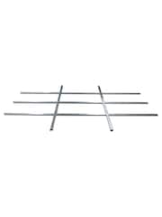 Rowlinson Grey Brentvale 10 x 8ft Metal Garden Apex Shed, Foundation Kit & Assembly - Image 6 of 6