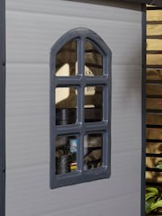 Rowlinson Light Grey Airevale 4 x 3ft Plastic Garden Apex Shed with Assembly - Image 3 of 6