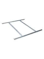 Rowlinson Dark Grey 6 x 4ft Airevale Plastic Garden Shed with Foundation Kit - Image 5 of 6