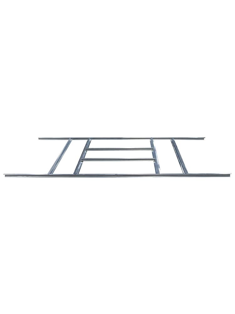 Rowlinson Light Grey Trentvale 10 x 8ft Metal Garden Apex Shed with Foundation Kit - Image 6 of 6