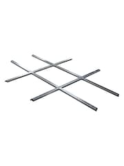 Rowlinson Grey Brentvale 8 x 6ft Metal Garden Shed with Foundation Kit - Image 5 of 6