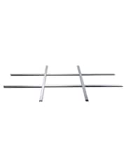 Rowlinson Grey Brentvale 8 x 6ft Metal Garden Shed with Foundation Kit - Image 6 of 6