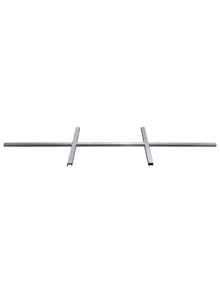Rowlinson Grey Brentvale 8 x 4ft Metal Garden Shed with Foundation Kit - Image 6 of 6